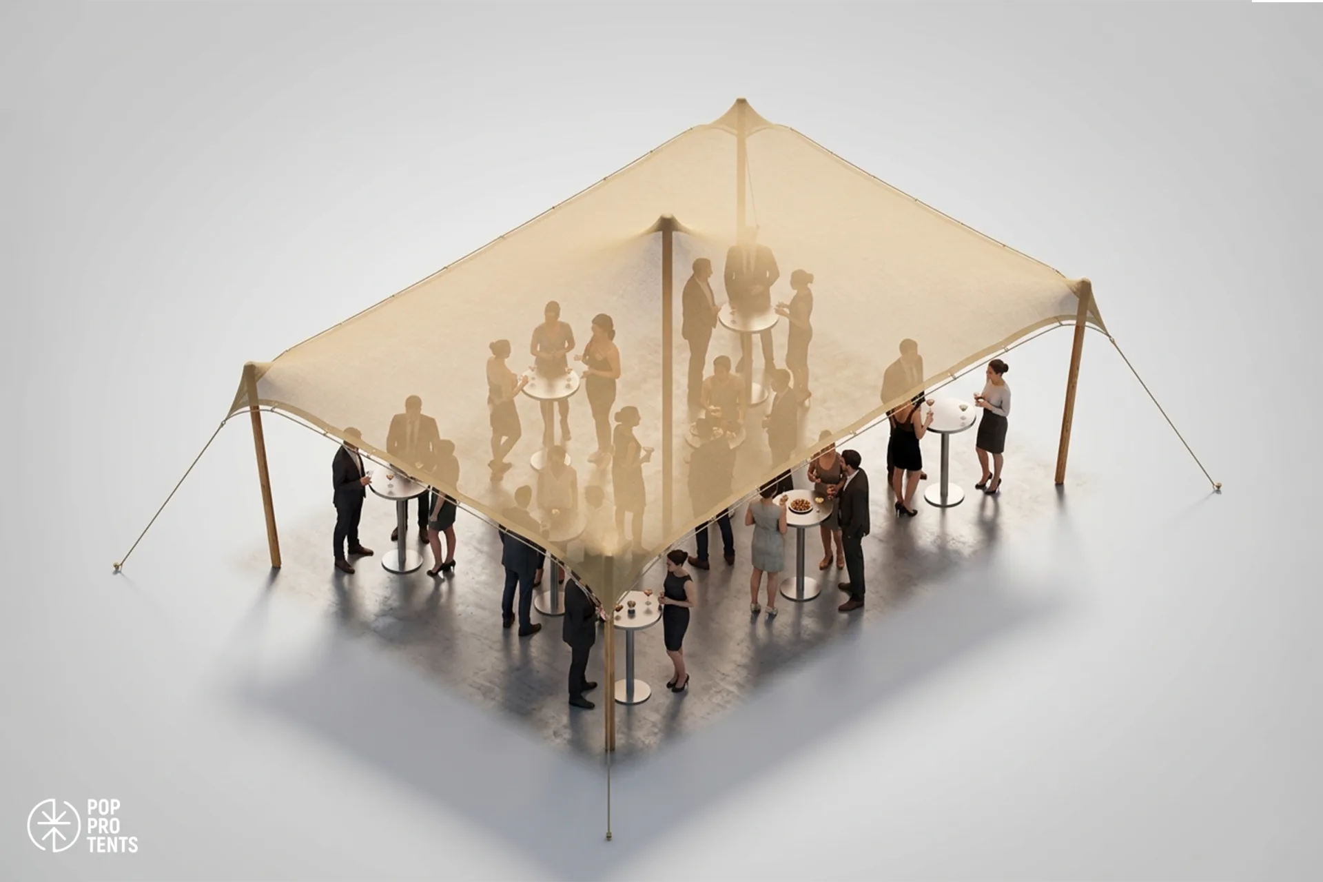 12 × 20ft Stretch Tent