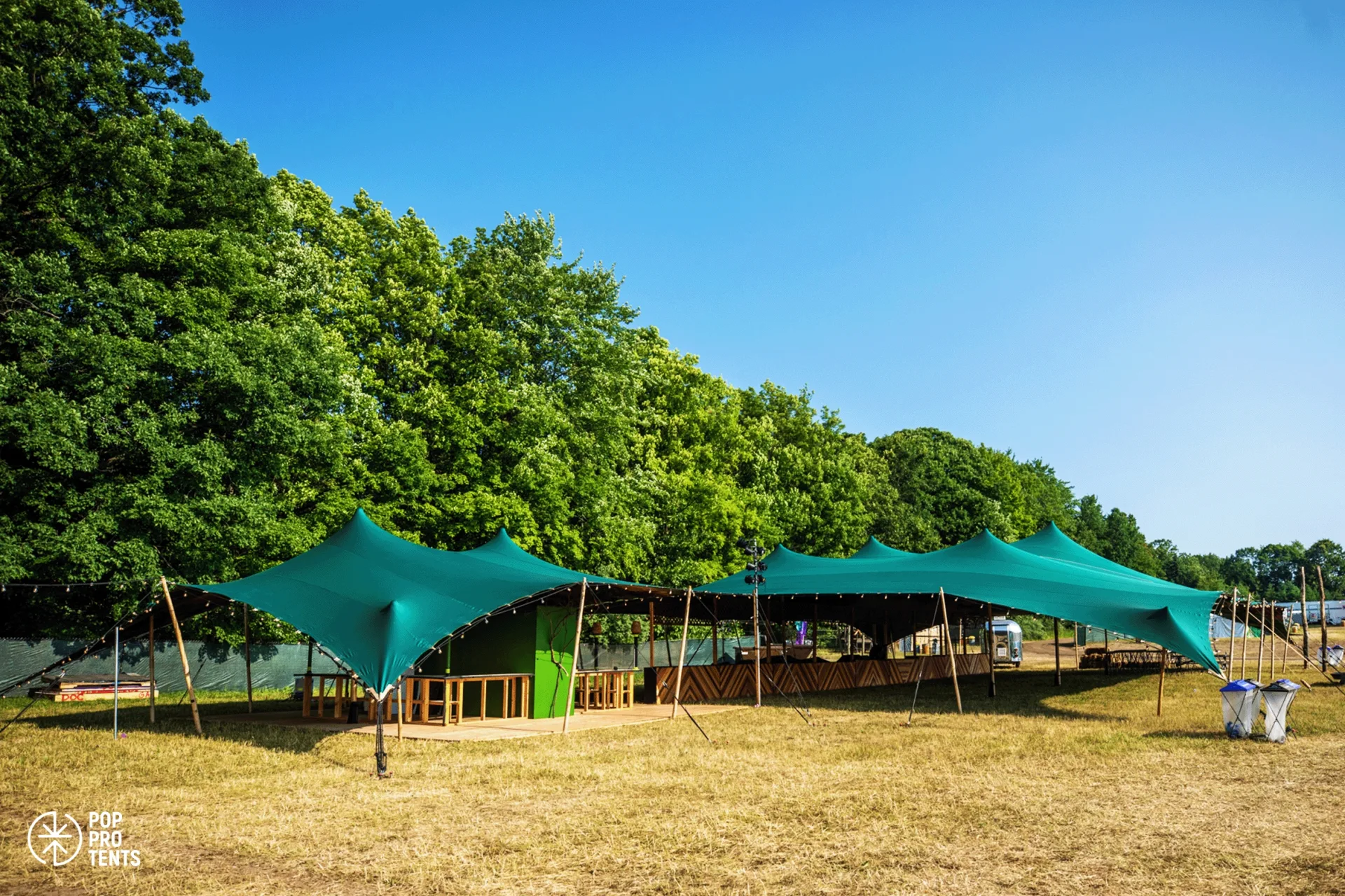 Tipping Point Bar stretch tent at Lightning in a Bottle