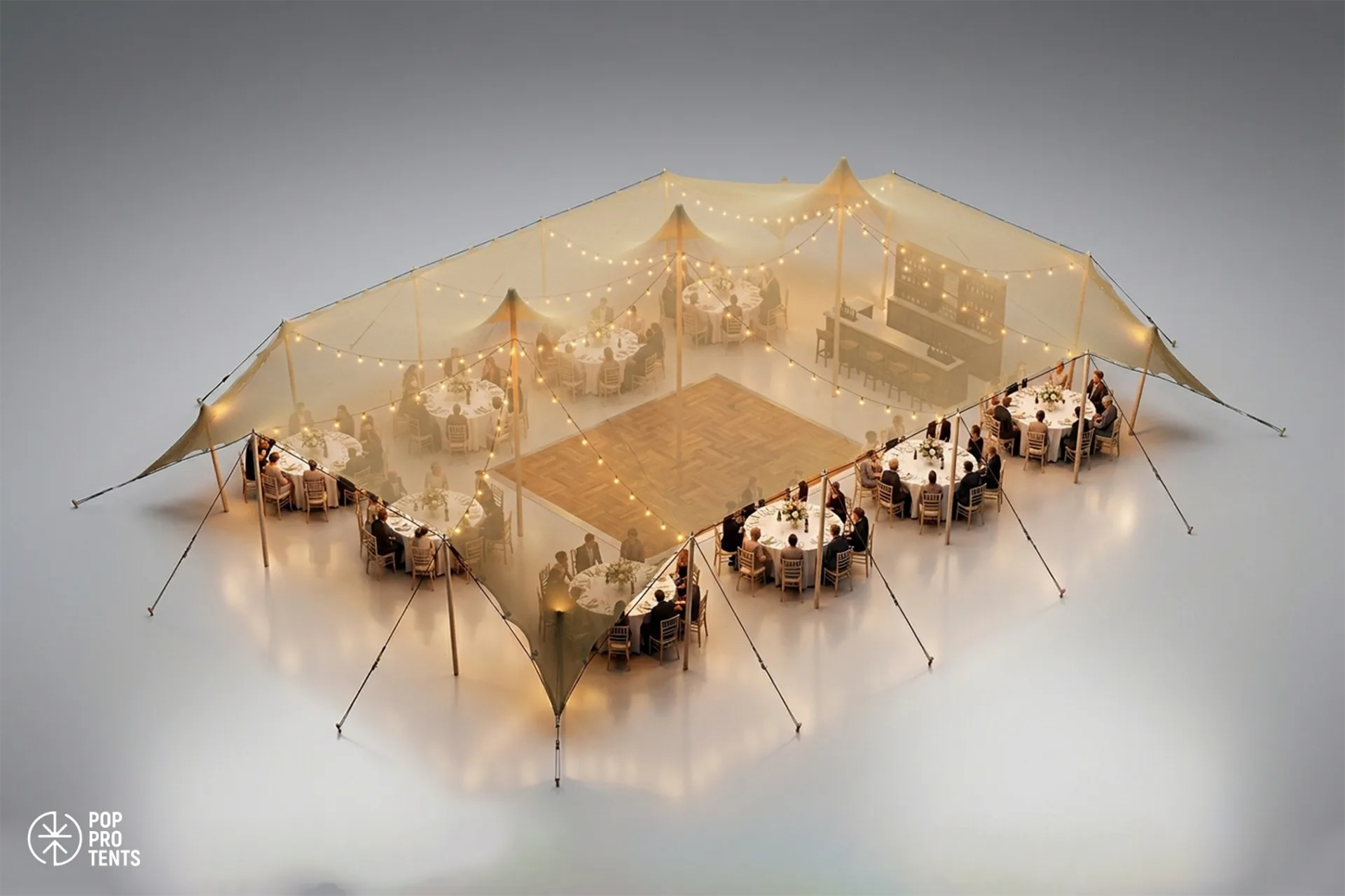 40 × 60ft Stretch Tent